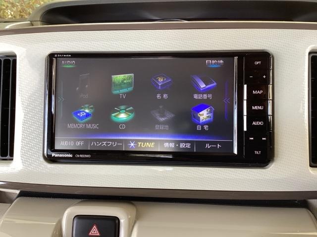 ムーヴキャンバス ＧメイクアップＳＡＩＩ　メモリーナビ　両側電動スライドドア　両側自動スライドドア　ナビ＆ＴＶ　衝突回避支援　地デジＴＶ　リアカメラ　ＡＡＣ　キーフリーキー　プッシュスタートスマートキー　ＬＥＤ　Ｗエアバック　イモビ　パワステ（36枚目）