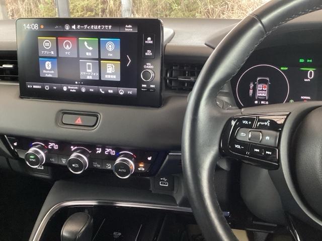 ヴェゼル e:HEVZ 純正ナビ フルセグ リアカメラ 衝突回避支援ブレーキ機能 スマキ Pトランク フルオートエアコン Dレコ エアバッグ 両席エアバック Rカメ パワーウィンドウ LEDランプ ソナー クルーズC USB(2枚目)