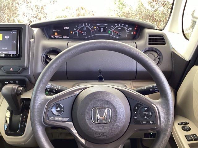 Ｎ－ＢＯＸ Ｇホンダセンシング　ナビ　Ｒカメラ　ブルートゥース　ＣＤ　プリクラッシュセーフティー　記録簿あり　キーレススタートシステム　バックカメ　ＰＷ　スマートキープッシュスタート　両側手動スライドドア　パワーステアリング　ＥＴＣ（18枚目）