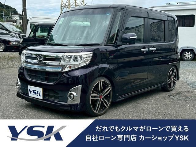 タント カスタムＲＳ　３年保証　ターボ　社外１７インチアルミ　ローダウン　両側電動スライドドア　シートカバー　Ｂｌｕｅｔｏｏｔｈ対応　フルセグ　ＣＤ録音　ＤＶＤ再生　バックカメラ　スマートキー　ＥＴＣ　電格ミラー（2枚目）