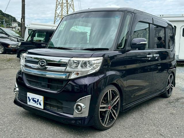 タント カスタムＲＳ　３年保証　ターボ　社外１７インチアルミ　ローダウン　両側電動スライドドア　シートカバー　Ｂｌｕｅｔｏｏｔｈ対応　フルセグ　ＣＤ録音　ＤＶＤ再生　バックカメラ　スマートキー　ＥＴＣ　電格ミラー（12枚目）