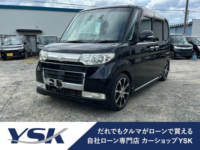 タント カスタムRS 3年保証 ターボ 電動スライドドア WORK16インチアルミ ローダウン シートカバー MOMOステ Bluetooth対応 フルセグ CD録音 DVD再生 USB接続 天井コンソール キーフリー(2枚目)