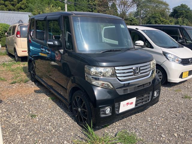 Ｎ－ＢＯＸカスタム Ｇ・Ｌパッケージ　両側スライド・片側電動　ナビ　オートライト　ＨＩＤ　スマートキー　アイドリングストップ　電動格納ミラー　ベンチシート　ＣＶＴ　盗難防止システム　ＡＢＳ　ＥＳＣ　ＣＤ　ＤＶＤ再生　アルミホイール（13枚目）