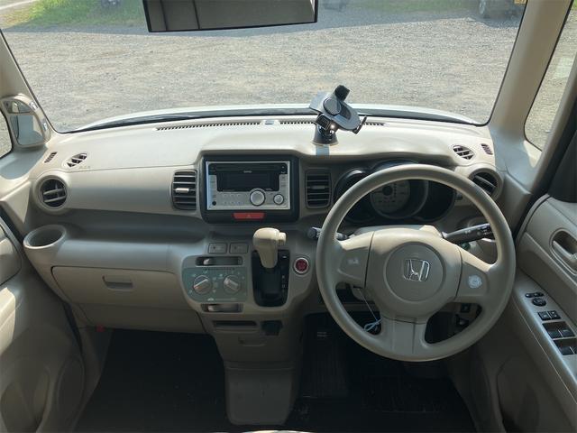 N-BOX G 両側スライドドア スマートキー アイドリングストップ 電動格納ミラー ベンチシート CVT 盗難防止システム ABS ESC CD ミュージックプレイヤー接続可 衝突安全ボディ エアコン(2枚目)