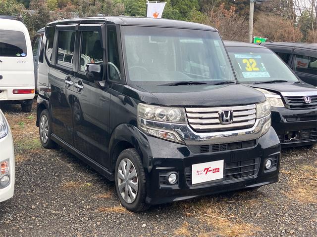 N-BOXカスタム G ETC バックカメラ 両側スライドドア ナビ TV オートライト HID スマートキー アイドリングストップ 電動格納ミラー ベンチシート CVT 盗難防止システム ABS ESC CD DVD再生(13枚目)