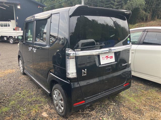 N-BOXカスタム G ETC バックカメラ 両側スライドドア ナビ TV オートライト HID スマートキー アイドリングストップ 電動格納ミラー ベンチシート CVT 盗難防止システム ABS ESC CD DVD再生(18枚目)