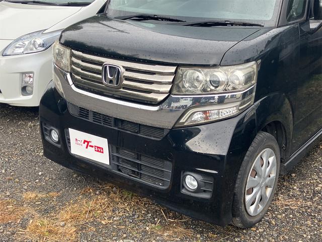 N-BOXカスタム G ETC バックカメラ 両側スライドドア ナビ TV オートライト HID スマートキー アイドリングストップ 電動格納ミラー ベンチシート CVT 盗難防止システム ABS ESC CD DVD再生(31枚目)