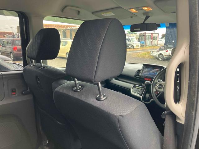 N-BOXカスタム G ETC バックカメラ 両側スライドドア ナビ TV オートライト HID スマートキー アイドリングストップ 電動格納ミラー ベンチシート CVT 盗難防止システム ABS ESC CD DVD再生(60枚目)