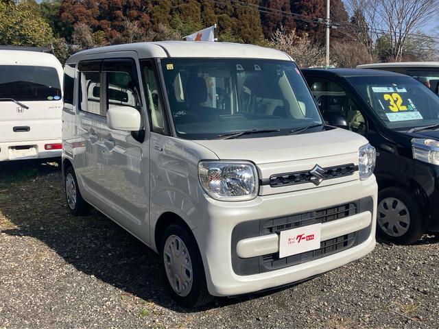 スペーシア ハイブリッドＧ　ドライブレコーダー　両側スライドドア　ナビ　クリアランスソナー　レーンアシスト　衝突被害軽減システム　オートライト　スマートキー　アイドリングストップ　電動格納ミラー　ベンチシート　ＣＶＴ（13枚目）