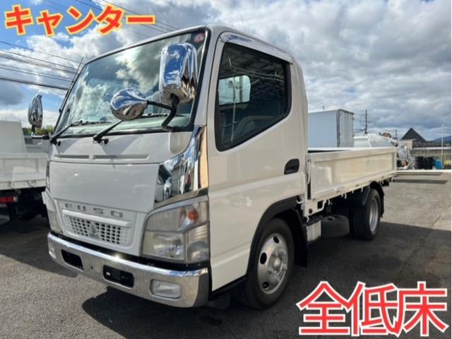 キャンター 全低床　平ボディ　平ボデ　全低床　２ｔ積　５ＭＴ　ディーゼルターボ　全面塗装済　車内清掃済　車体サイズ長４６９／幅１６９／高１９５（ｃｍ）　ロープフック３ｘ２（41枚目）