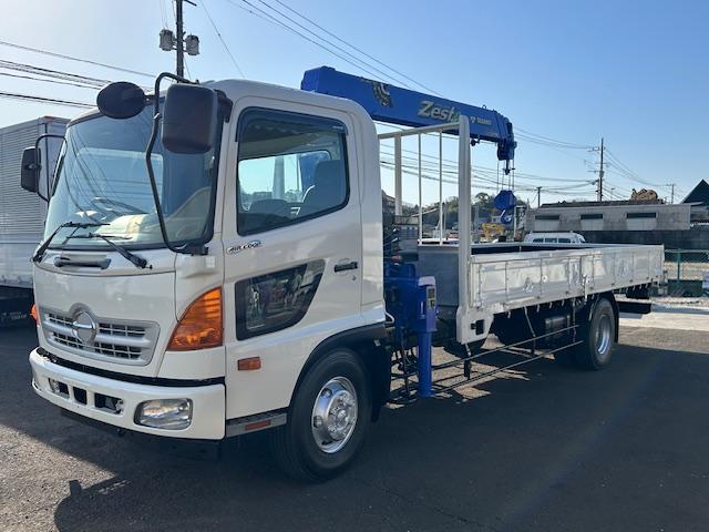 ヒノレンジャー タダノ 4段クレーン 2.9t吊 ラジコン フックイン 走行11.9万キロ 2.7t積 6速MT 全面塗装済 5.12Lディーゼルターボ(21枚目)