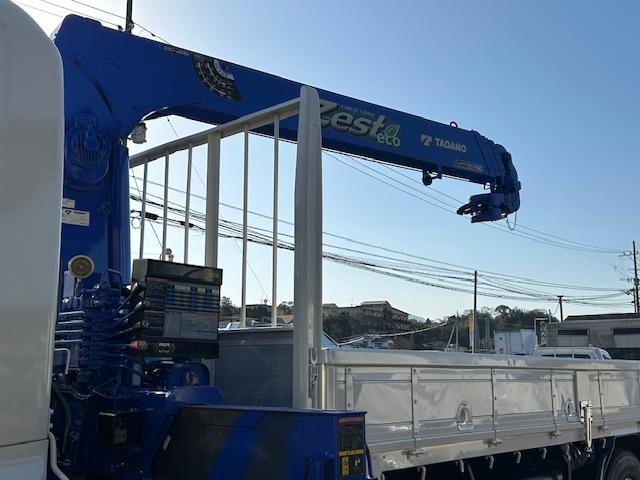 ヒノレンジャー タダノ 4段クレーン 2.9t吊 ラジコン フックイン 走行11.9万キロ 2.7t積 6速MT 全面塗装済 5.12Lディーゼルターボ(22枚目)