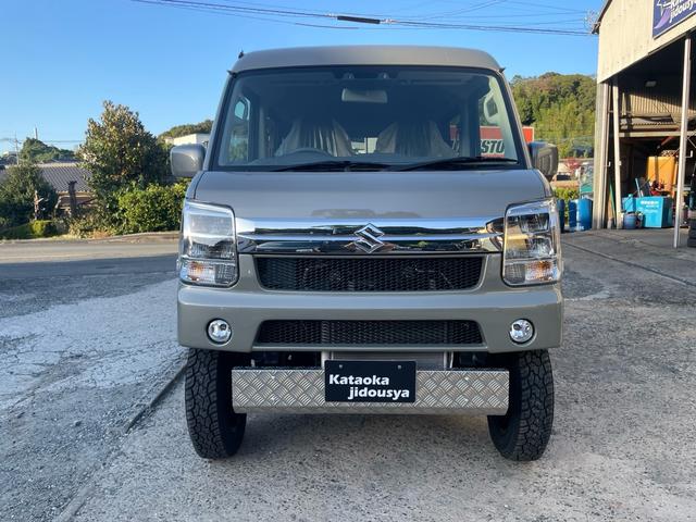 エブリイ ジョイン 4WD・PLUSLINE前後バンパー・PLUSLINEマフラー・リフトアップ・スキットプレート・アルミホイール・スマートキー・LEDヘッドライト(2枚目)