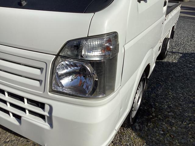 キャリイトラック ＫＣエアコン・パワステ　４ＷＤ　フロア５速　エアコン　パワステ　荷台マット　プロテクター　ドライブレコーダー　記録簿（4枚目）