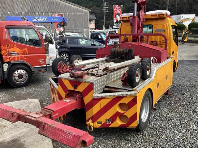 デュトロ センチュリーレッカー車 F2アンダーリフト ユニック3段クレーン 明治油圧ウインチ 左右大型工具ボックス リフト、ウインチラジコン付き バックカメラ(6枚目)