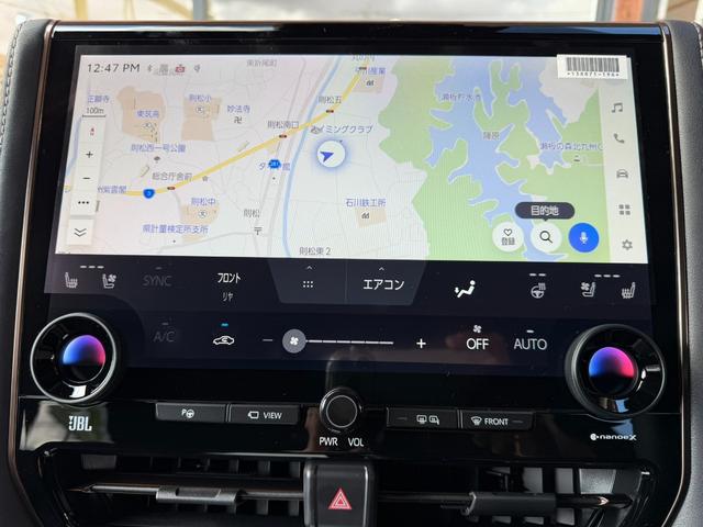 アルファード Ｚ　スペアタイヤ／左右独立ムーンルーフ＋後席パワーサイドサンシェード／トヨタチームメイト／ＩＴＳコネクト／アドバンスドパーク／ＰＫＳＢ／カラーヘッドアップディスプレイ／１５スピーカー／１４型後席モニタ－（22枚目）