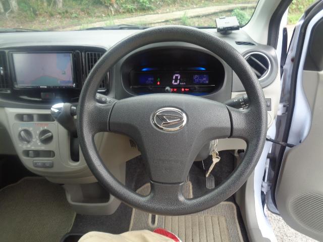 ミライース Ｘ　リミテッドＳＡ　衝突被害軽減ブレーキ　アイドリングストップ　ＣＶＴ　ＥＴＣ車載器　ナビ　電動格納ドアミラー　純正アルミホイール　走行５．６万ｋｍ（23枚目）