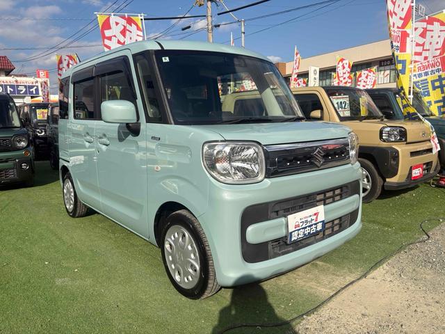 スペーシア ハイブリッドX ETC 両側電動スライドドア ナビ TV クリアランスソナー レーンアシスト 衝突被害軽減システム スマートキー アイドリングストップ 電動格納ミラー シートヒーター ベンチシート CVT(14枚目)