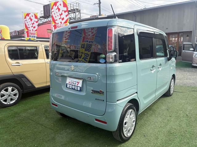 スペーシア ハイブリッドX ETC 両側電動スライドドア ナビ TV クリアランスソナー レーンアシスト 衝突被害軽減システム スマートキー アイドリングストップ 電動格納ミラー シートヒーター ベンチシート CVT(16枚目)