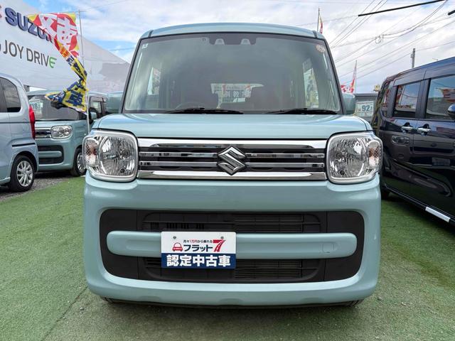 スペーシア ハイブリッドG ETC バックカメラ 両側スライドドア TV クリアランスソナー レーンアシスト 衝突被害軽減システム オートライト スマートキー アイドリングストップ 電動格納ミラー ベンチシート CVT(13枚目)