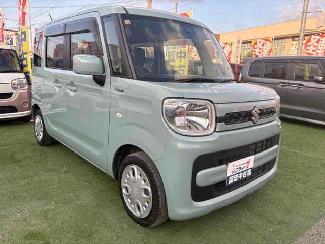 スペーシア ハイブリッドG ETC 両側スライドドア TV クリアランスソナー レーンアシスト 衝突被害軽減システム オートライト スマートキー アイドリングストップ 電動格納ミラー ベンチシート CVT 盗難防止システム(15枚目)