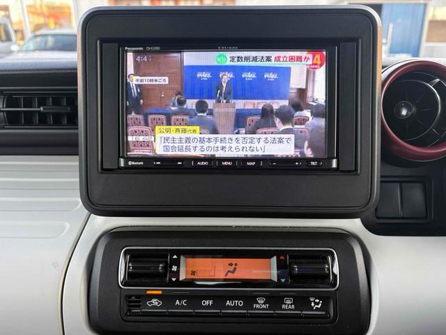 スペーシア ハイブリッドG ETC TV クリアランスソナー レーンアシスト 衝突被害軽減システム オートライト スマートキー アイドリングストップ 電動格納ミラー ベンチシート CVT 盗難防止システム ABS ESC CD(3枚目)