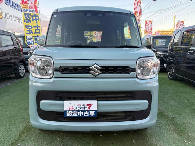 スペーシア ハイブリッドG ETC TV クリアランスソナー レーンアシスト 衝突被害軽減システム オートライト スマートキー アイドリングストップ 電動格納ミラー ベンチシート CVT 盗難防止システム ABS ESC CD(14枚目)