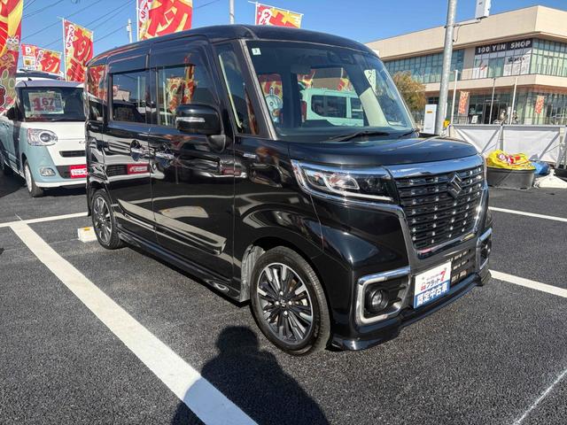 スペーシアカスタム ハイブリッドＸＳ　ＥＴＣ　バックカメラ　両側電動スライドドア　ＴＶ　クリアランスソナー　レーンアシスト　衝突被害軽減システム　ＬＥＤヘッドランプ　スマートキー　アイドリングストップ　電動格納ミラー　ＣＶＴ（15枚目）