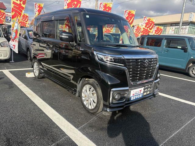 スペーシアカスタム ハイブリッドＧＳ　ＥＴＣ　両側スライド・片側電動　ＴＶ　クリアランスソナー　オートクルーズコントロール　レーンアシスト　衝突被害軽減システム　オートライト　ＬＥＤヘッドランプ　スマートキー　アイドリングストップ（15枚目）