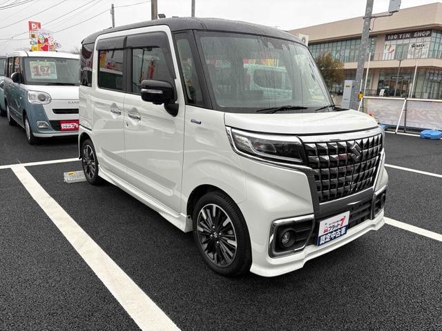 スペーシアカスタム 　ＥＴＣ　全周囲カメラ　両側電動スライドドア　ナビ　ＴＶ　クリアランスソナー　オートクルーズコントロール　レーンアシスト　衝突被害軽減システム　オートライト　スマートキー　アイドリングストップ（3枚目）