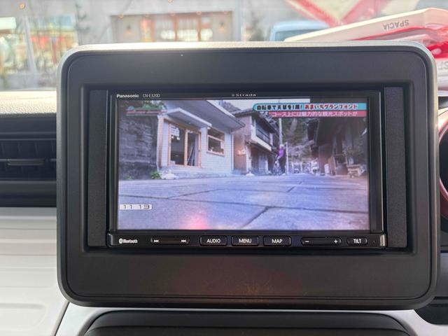 スペーシア ハイブリッドＧ　ＥＴＣ　バックカメラ　両側スライドドア　ＴＶ　クリアランスソナー　レーンアシスト　衝突被害軽減システム　オートライト　スマートキー　アイドリングストップ　電動格納ミラー　ベンチシート　ＣＶＴ（4枚目）