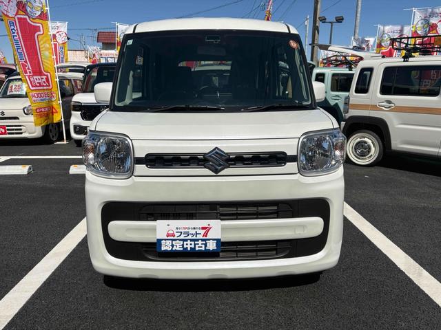 スペーシア ハイブリッドG バックカメラ 両側スライドドア ナビ TV クリアランスソナー レーンアシスト 衝突被害軽減システム スマートキー アイドリングストップ 電動格納ミラー ベンチシート CVT 盗難防止システム ABS(2枚目)