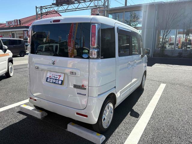 スペーシア ハイブリッドG バックカメラ 両側スライドドア ナビ TV クリアランスソナー レーンアシスト 衝突被害軽減システム スマートキー アイドリングストップ 電動格納ミラー ベンチシート CVT 盗難防止システム ABS(5枚目)