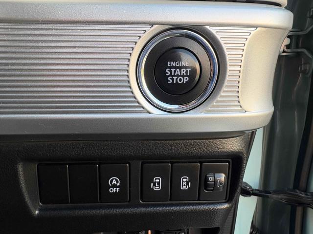 スペーシア 　ＥＴＣ　両側電動スライドドア　ナビ　ＴＶ　クリアランスソナー　レーンアシスト　衝突被害軽減システム　オートライト　スマートキー　アイドリングストップ　電動格納ミラー　シートヒーター　ベンチシート（10枚目）