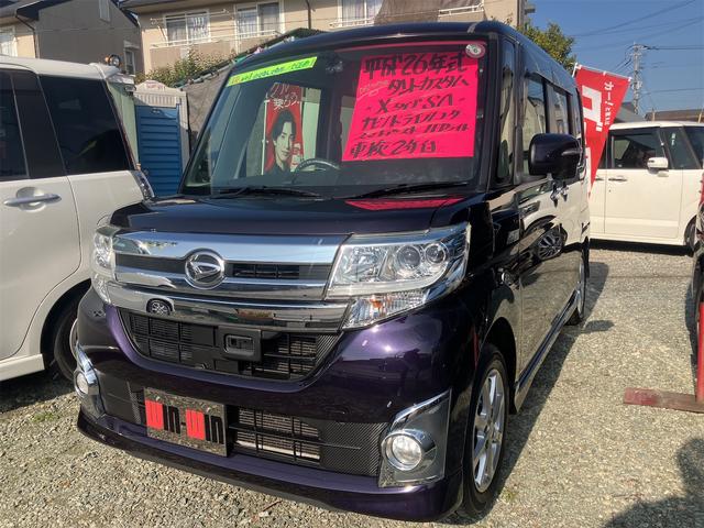 タント カスタムＸ　ＳＡ　ドライブレコーダー　ＥＴＣ　両側スライド・片側電動　ナビ　ＴＶ　衝突被害軽減システム　オートライト　ＬＥＤヘッドランプ　スマートキー　アイドリングストップ　電動格納ミラー　ベンチシート　ＣＶＴ（12枚目）