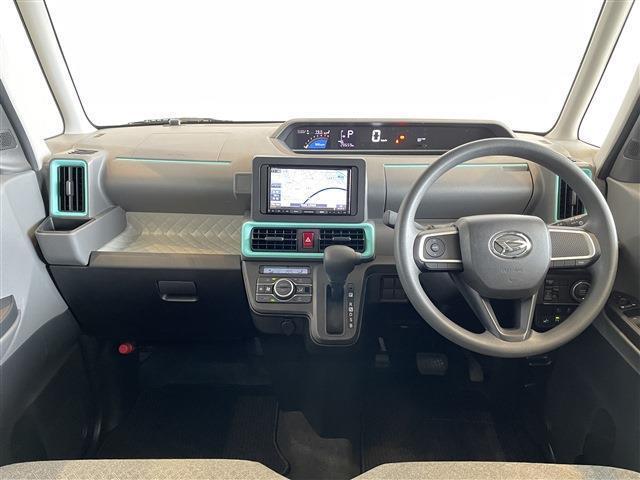 タント Ｘ　スマキー　電格　左側パワスラ　ＰＶガラス　セキュリティ　ＬＥＤヘッドＰスタート　衝突軽減　車線逸脱　Ｐセンサー　ＡＡＣ　ロールサンシェード　社外ナビ　ＢＴ　Ｂカメラ（4枚目）
