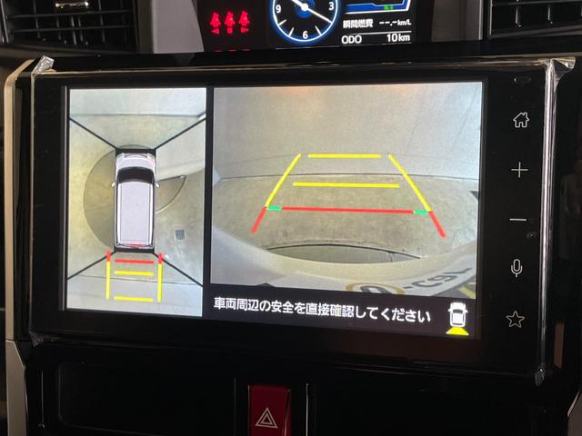 ルーミー カスタムＧ－Ｔ　全周囲カメラ　純正ディスプレイオーディオ　フルセグＴＶ　両側電動スライドドア　Ｐセンサー　ＡＣＣ　衝突被害軽減システム　アルミホイール　ＬＥＤヘッド　フォグ　スマートキー　アイドリングストップ（10枚目）