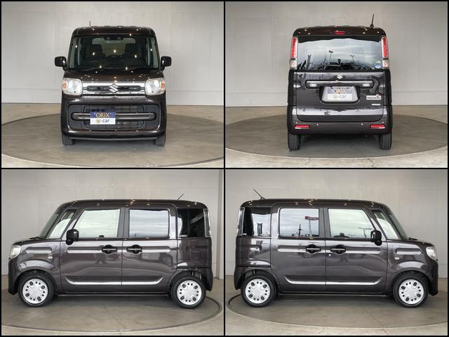 スペーシア ハイブリッドＸ　ＤＣＢＳ　レーンキープ　Ｐセンサー　Ｉストップ　両側パワスラ　スマートキー　Ｐスタート　ＡＡＣ　運転席シートヒーター　電格ミラー　オートライト　社外ナビ　ＢＴオーディオ　ＣＤ　ＤＶＤ　バックカメラ（5枚目）