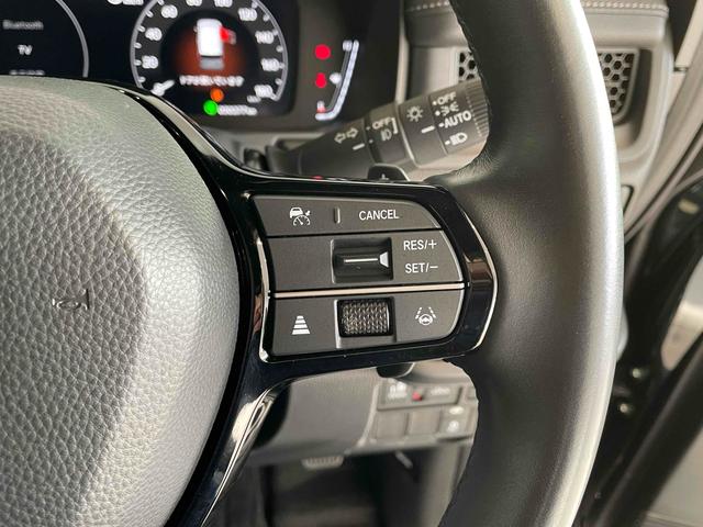 ステップワゴン e:HEVスパーダ CMBS レーンキープ BSI Pセンサー ACC 両側パワスラ LEDヘッド フォグ 純正16アルミ デュアルAAC シートヒーター Pバックドア 純正ナビ フルセグTV BT バックカメラ(23枚目)