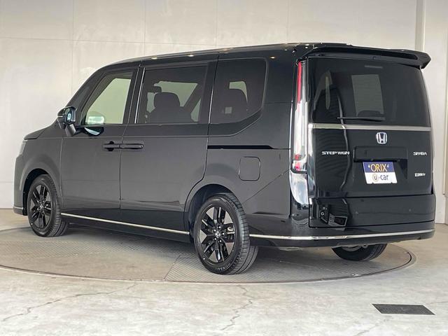 ステップワゴン e:HEVスパーダ CMBS レーンキープ BSI Pセンサー ACC 両側パワスラ LEDヘッド フォグ 純正16アルミ デュアルAAC シートヒーター Pバックドア 純正ナビ フルセグTV BT バックカメラ(29枚目)