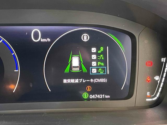 ステップワゴン e:HEVスパーダ CMBS レーンキープ BSI Pセンサー ACC 両側パワスラ LEDヘッド フォグ 純正16アルミ デュアルAAC シートヒーター Pバックドア 純正ナビ フルセグTV BT バックカメラ(15枚目)