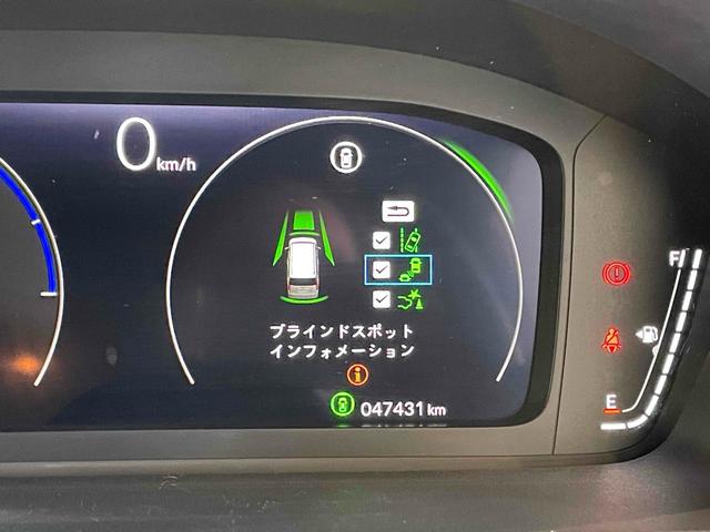 ステップワゴン e:HEVスパーダ CMBS レーンキープ BSI Pセンサー ACC 両側パワスラ LEDヘッド フォグ 純正16アルミ デュアルAAC シートヒーター Pバックドア 純正ナビ フルセグTV BT バックカメラ(20枚目)