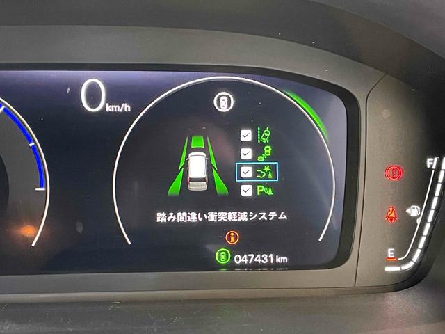 ステップワゴン e:HEVスパーダ CMBS レーンキープ BSI Pセンサー ACC 両側パワスラ LEDヘッド フォグ 純正16アルミ デュアルAAC シートヒーター Pバックドア 純正ナビ フルセグTV BT バックカメラ(22枚目)