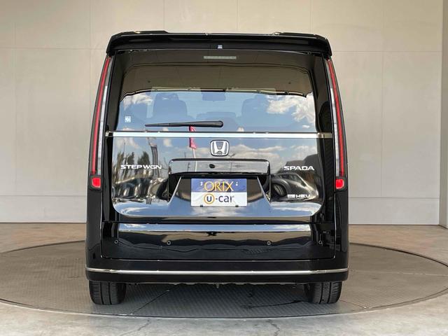 ステップワゴン e:HEVスパーダ CMBS レーンキープ BSI Pセンサー ACC 両側パワスラ LEDヘッド フォグ 純正16アルミ デュアルAAC シートヒーター Pバックドア 純正ナビ フルセグTV BT バックカメラ(26枚目)