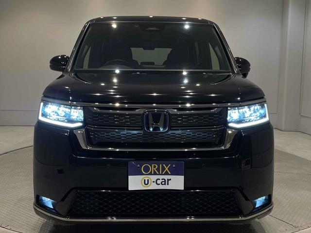 ステップワゴン e:HEVスパーダ CMBS レーンキープ BSI Pセンサー ACC 両側パワスラ LEDヘッド フォグ 純正16アルミ デュアルAAC シートヒーター Pバックドア 純正ナビ フルセグTV BT バックカメラ(32枚目)