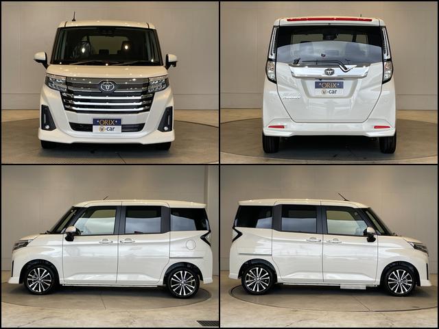 ルーミー カスタムG-T 登録済未使用車 パノラミックビューモニター 純正ディスプレイオーディオ フルセグTV BT 衝突軽減ブレーキ レーンキープ ACC Pセンサー Iストップ 両側パワスラ LEDヘッド フォグ(6枚目)