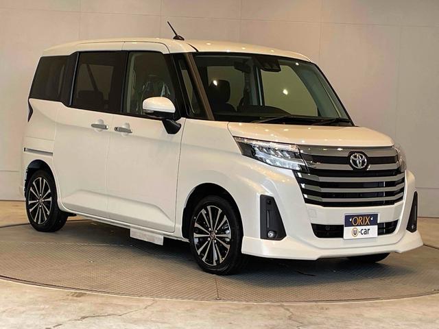 ルーミー カスタムG-T 登録済未使用車 パノラミックビューモニター 純正ディスプレイオーディオ フルセグTV BT 衝突軽減ブレーキ レーンキープ ACC Pセンサー Iストップ 両側パワスラ LEDヘッド フォグ(22枚目)