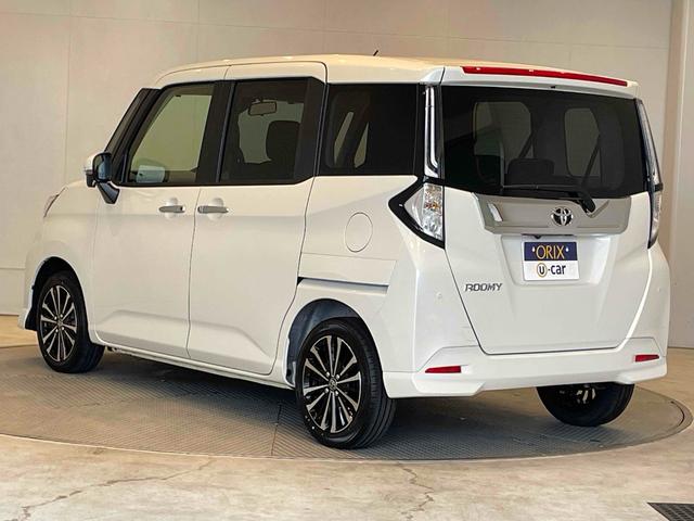 ルーミー カスタムG-T 登録済未使用車 パノラミックビューモニター 純正ディスプレイオーディオ フルセグTV BT 衝突軽減ブレーキ レーンキープ ACC Pセンサー Iストップ 両側パワスラ LEDヘッド フォグ(23枚目)