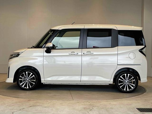 ルーミー カスタムG-T 登録済未使用車 パノラミックビューモニター 純正ディスプレイオーディオ フルセグTV BT 衝突軽減ブレーキ レーンキープ ACC Pセンサー Iストップ 両側パワスラ LEDヘッド フォグ(24枚目)