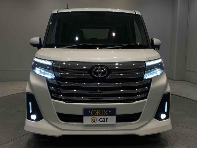 ルーミー カスタムG-T 登録済未使用車 パノラミックビューモニター 純正ディスプレイオーディオ フルセグTV BT 衝突軽減ブレーキ レーンキープ ACC Pセンサー Iストップ 両側パワスラ LEDヘッド フォグ(27枚目)